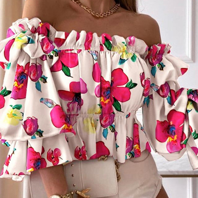 Floral Shoulder Off