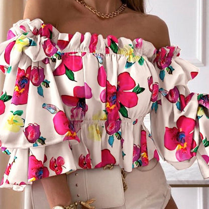 Floral Shoulder Off