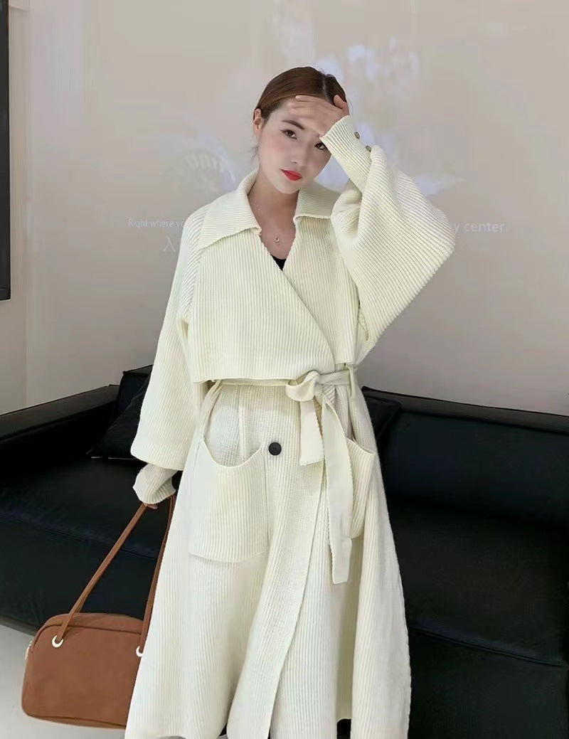 Autumn And Winter Trench Coat For Women