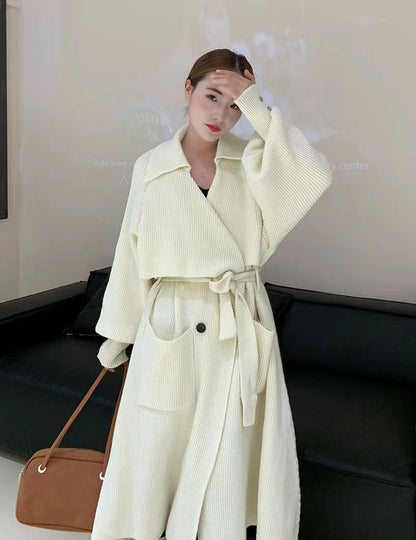 Autumn And Winter Trench Coat For Women