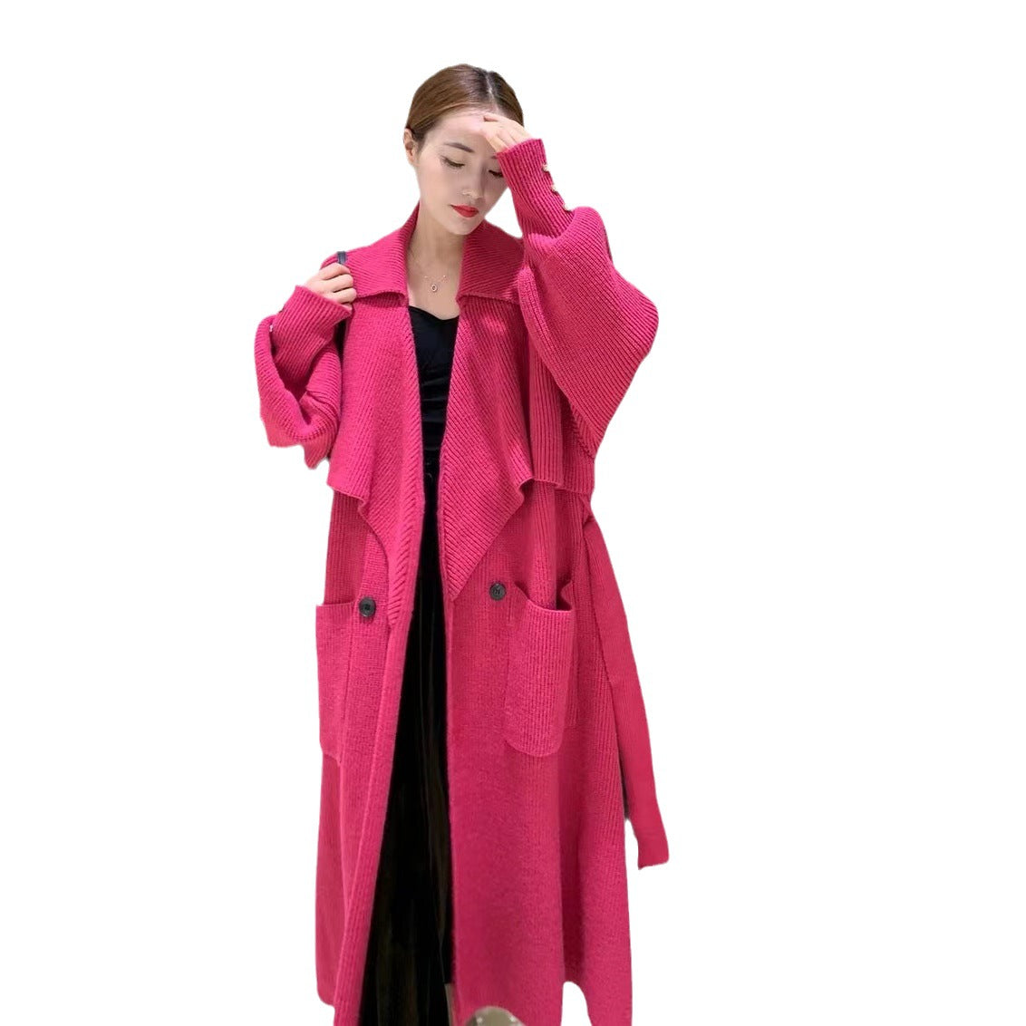Autumn And Winter Trench Coat For Women