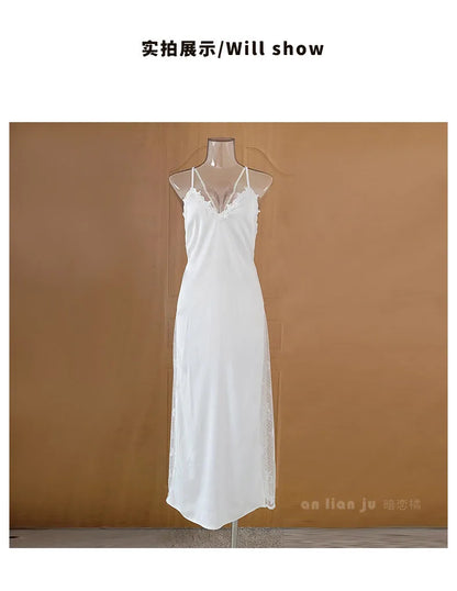 New Sexy Backless Long Nightdress