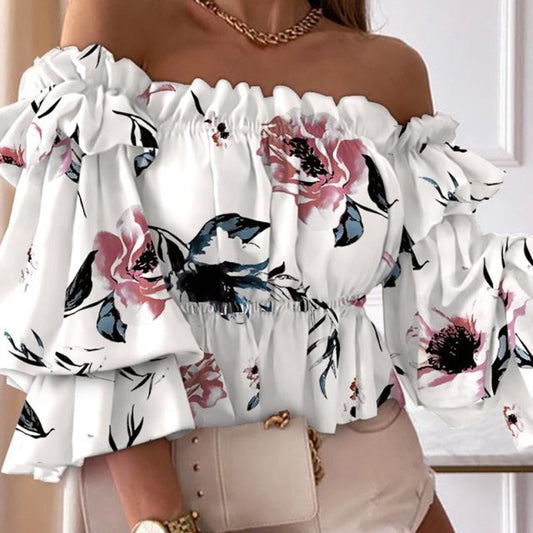 Floral Shoulder Off