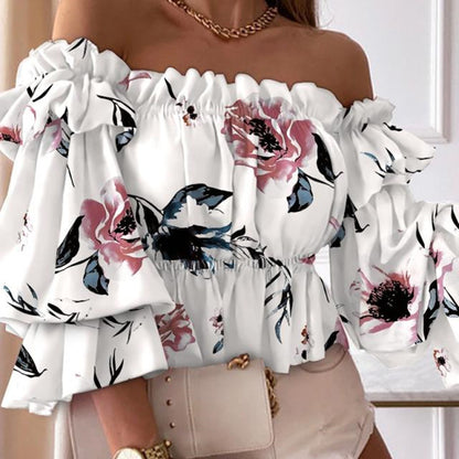 Floral Shoulder Off
